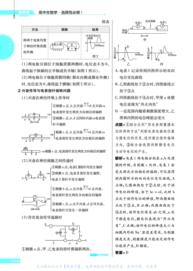 教材帮高中生物学选择性必修1（配SJ版）_高中三年全科资料_高中_高中电子教材_高中《教材帮》2025版高中《教材帮》（全科高清）_教材帮高中生物