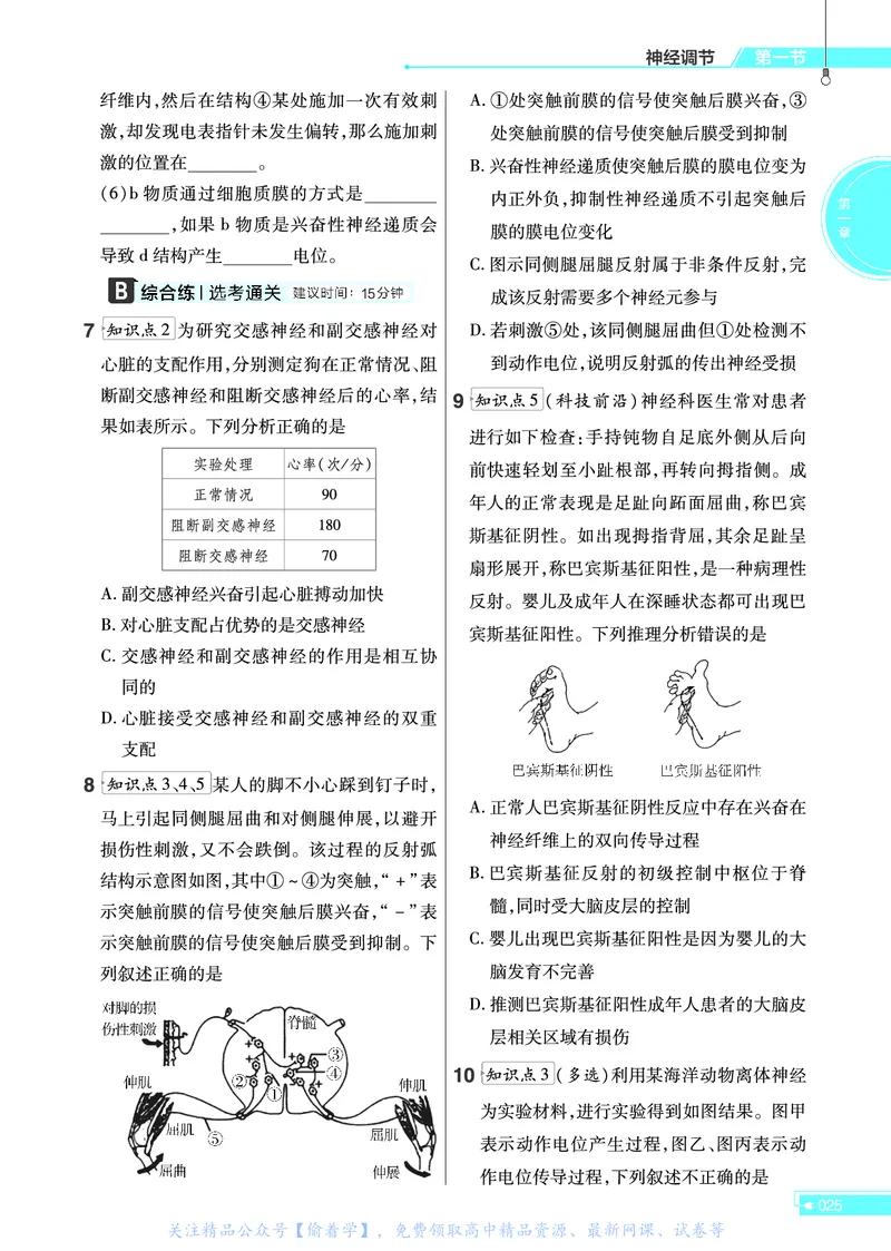 教材帮高中生物学选择性必修1（配SJ版）_高中三年全科资料_高中_高中电子教材_高中《教材帮》2025版高中《教材帮》（全科高清）_教材帮高中生物