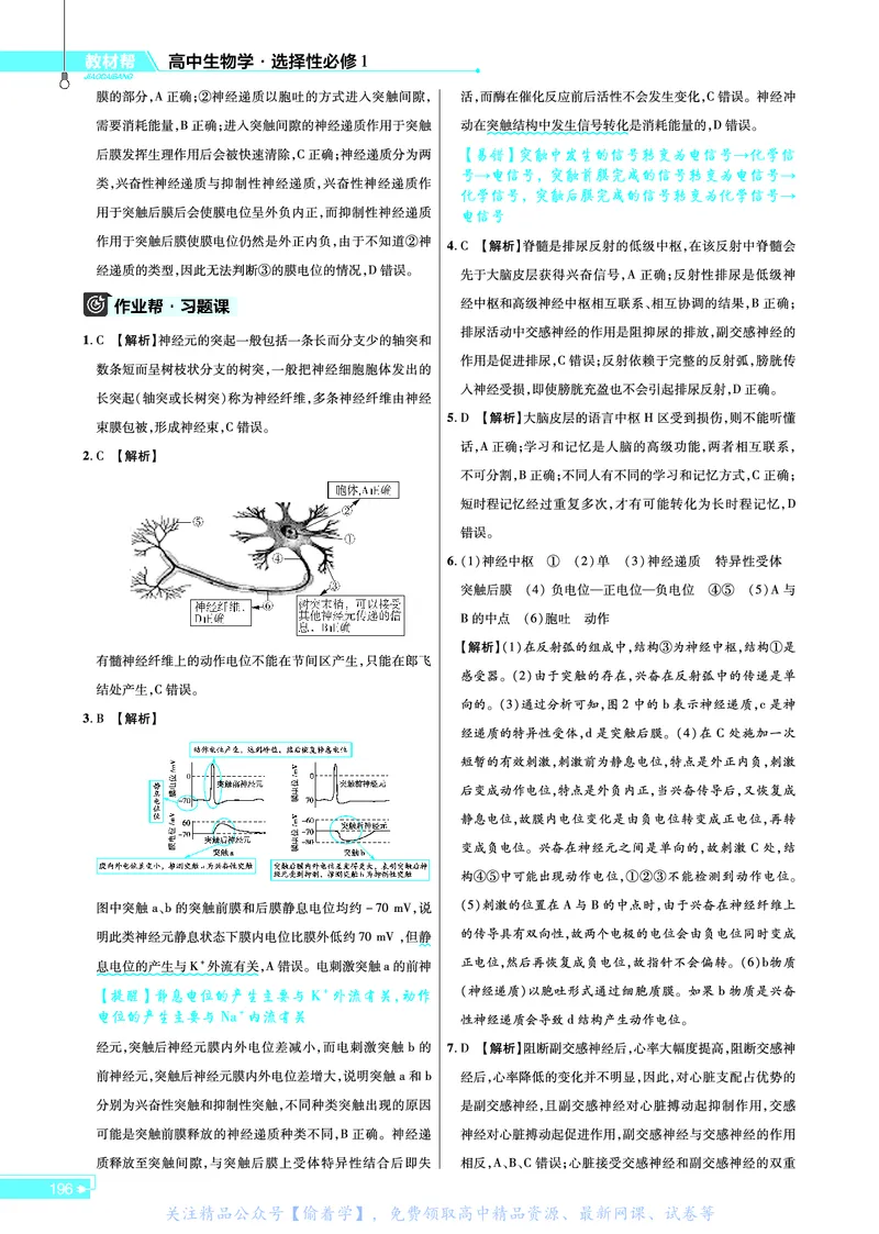 教材帮高中生物学选择性必修1（配SJ版）_高中三年全科资料_高中_高中电子教材_高中《教材帮》2025版高中《教材帮》（全科高清）_教材帮高中生物