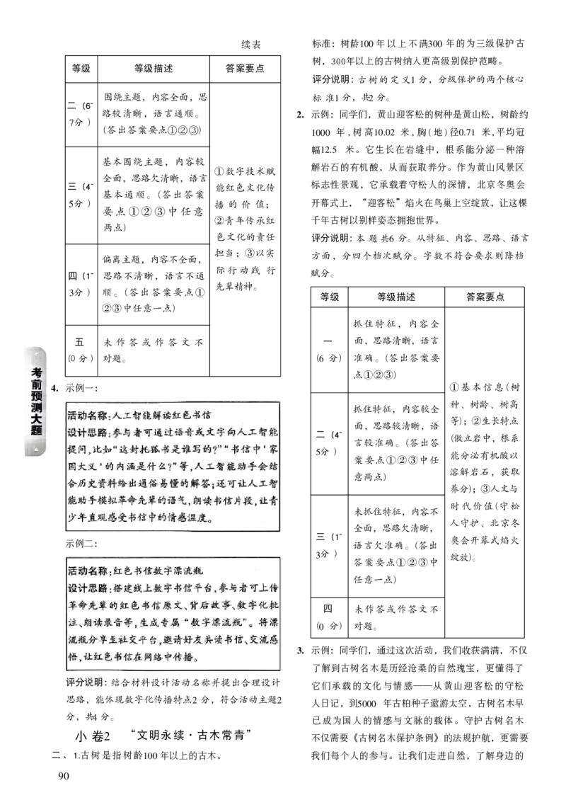 2026《万唯中考&bull;山西黑白卷》考前预测大题答案_2026中考押题卷合集_2026《万唯中考黑白卷》地方版(1)_2026《万唯中考&bull;山西黑白卷》7科