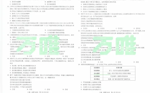 2026《万唯中考&bull;云南黑白卷》道法白卷_2026中考押题卷合集_2026《万唯中考黑白卷》地方版(1)_2026《万唯中考&bull;云南黑白卷》7科_2026《万唯中考&bull;云南黑白卷》道法黑白卷