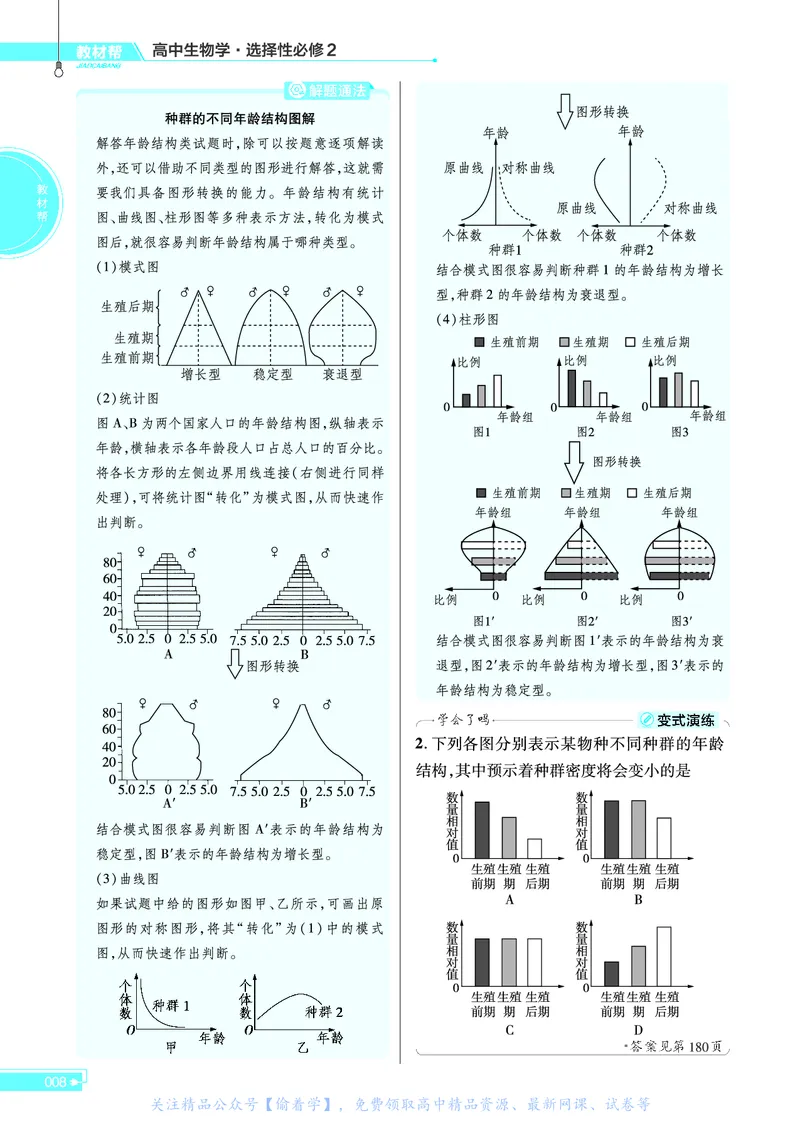 教材帮高中生物学选择性必修2（配ZK版）浙科版_高中三年全科资料_高中_高中电子教材_高中《教材帮》2025版高中《教材帮》（全科高清）_教材帮高中生物