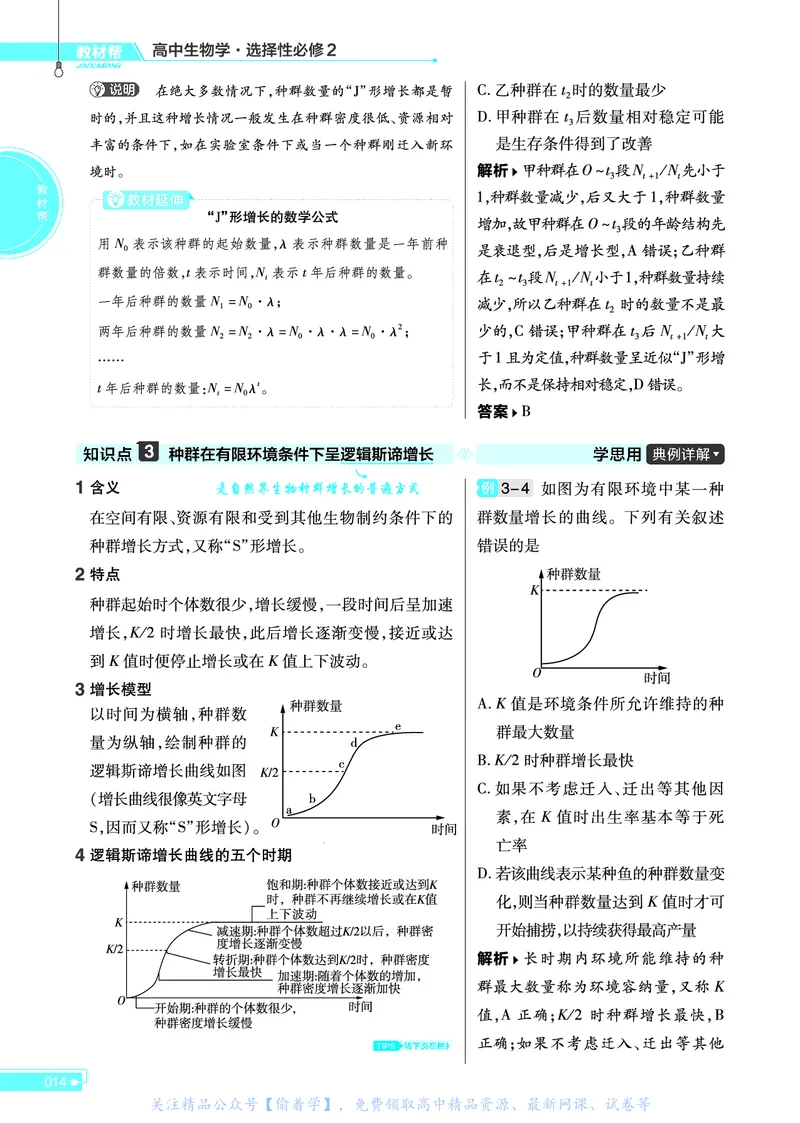 教材帮高中生物学选择性必修2（配ZK版）浙科版_高中三年全科资料_高中_高中电子教材_高中《教材帮》2025版高中《教材帮》（全科高清）_教材帮高中生物