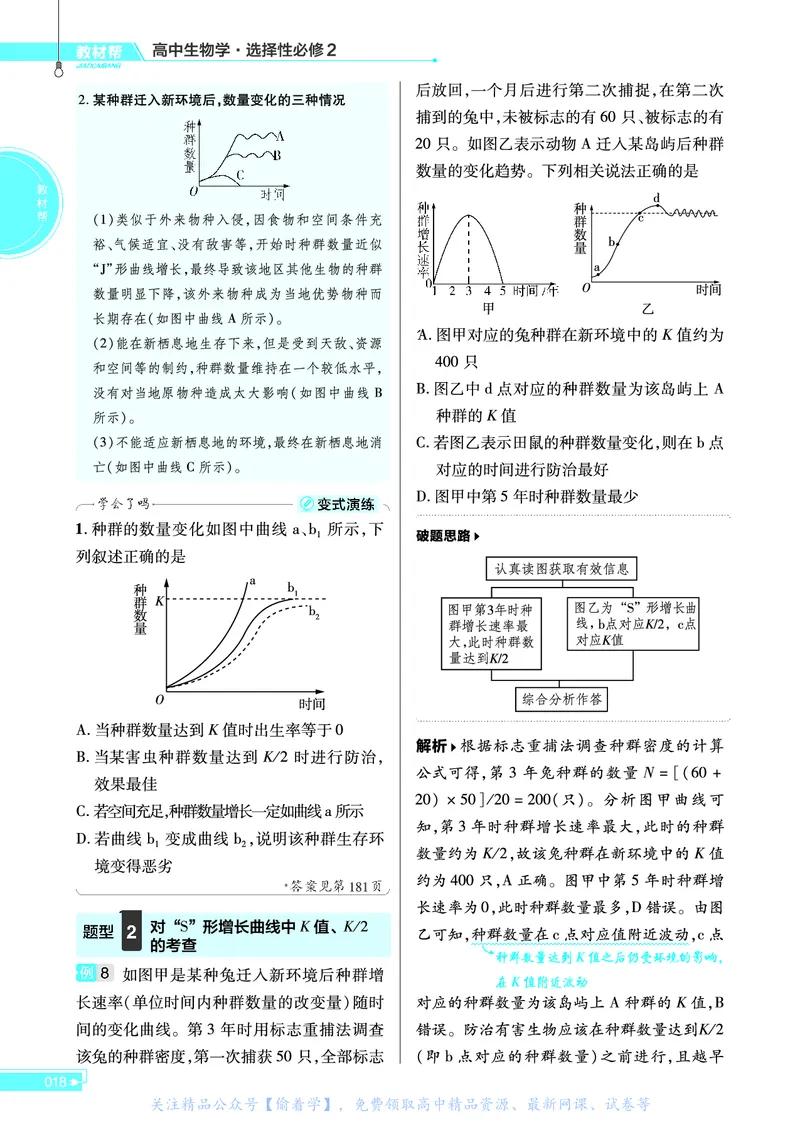 教材帮高中生物学选择性必修2（配ZK版）浙科版_高中三年全科资料_高中_高中电子教材_高中《教材帮》2025版高中《教材帮》（全科高清）_教材帮高中生物