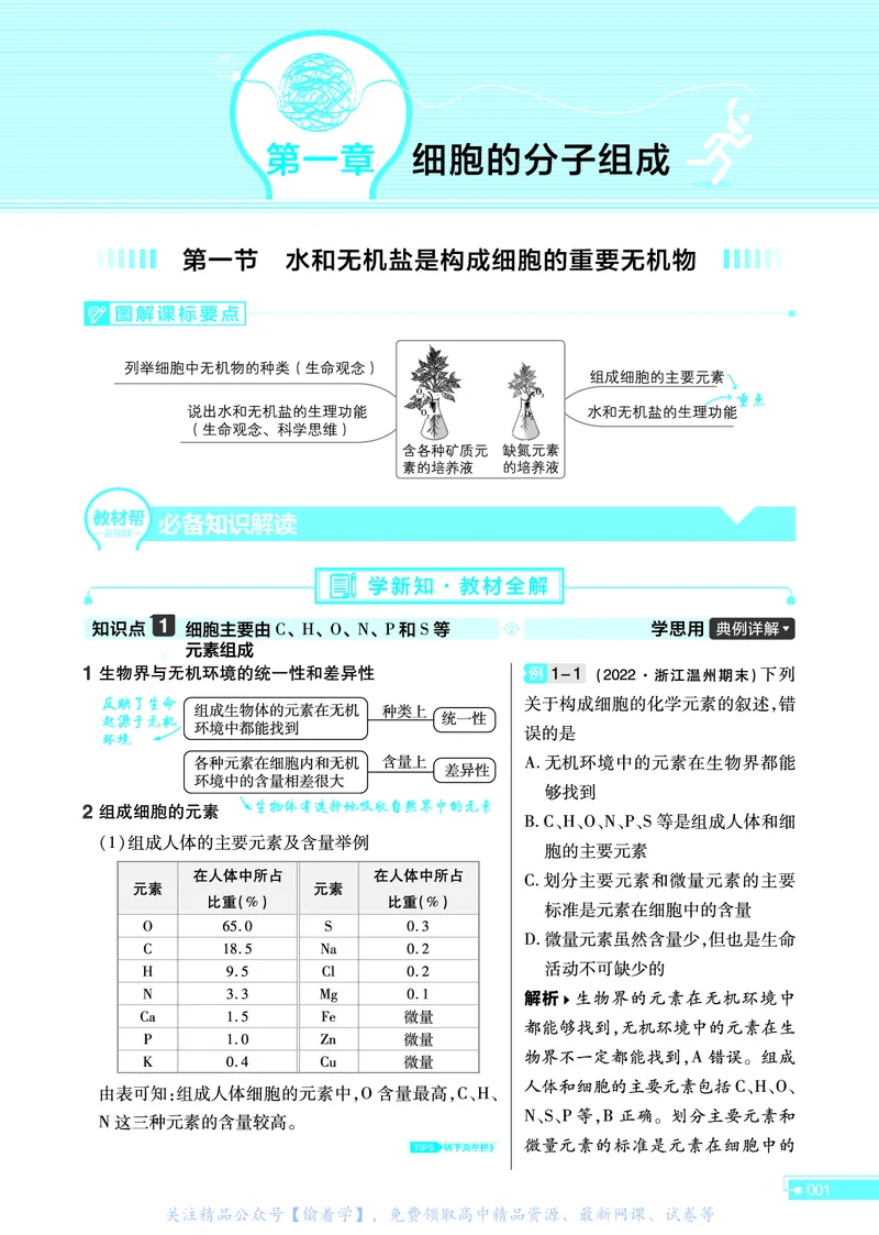 教材帮高中生物学必修1（配ZK版）浙科版_高中三年全科资料_高中_高中电子教材_高中《教材帮》2025版高中《教材帮》（全科高清）_教材帮高中生物