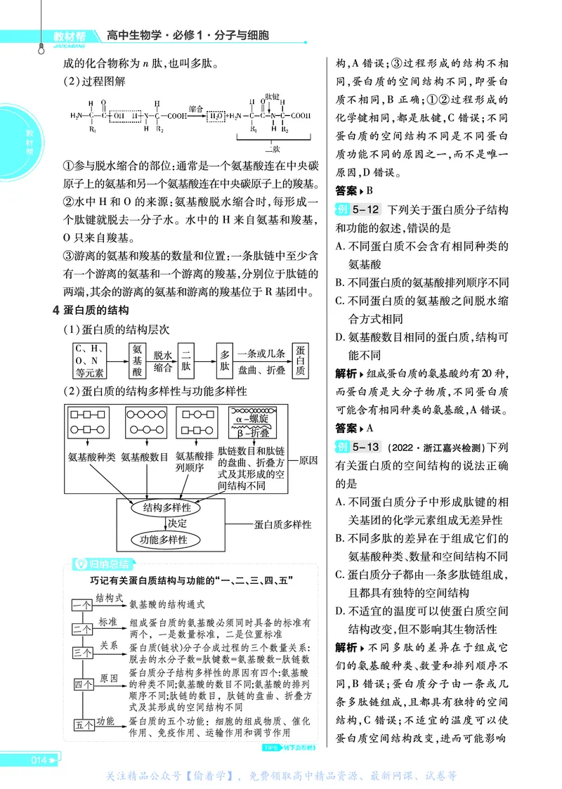 教材帮高中生物学必修1（配ZK版）浙科版_高中三年全科资料_高中_高中电子教材_高中《教材帮》2025版高中《教材帮》（全科高清）_教材帮高中生物