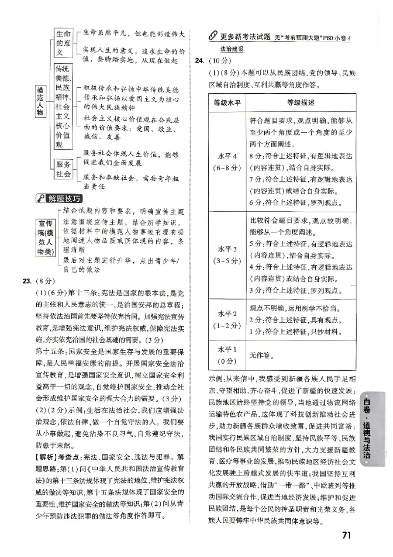 2026《万唯中考&bull;北京黑白卷》道法白卷答案_2026中考押题卷合集_2026《万唯中考黑白卷》地方版(1)_2026《万唯中考&bull;北京黑白卷》5科_2026《万唯中考&bull;北京黑白卷》道法
