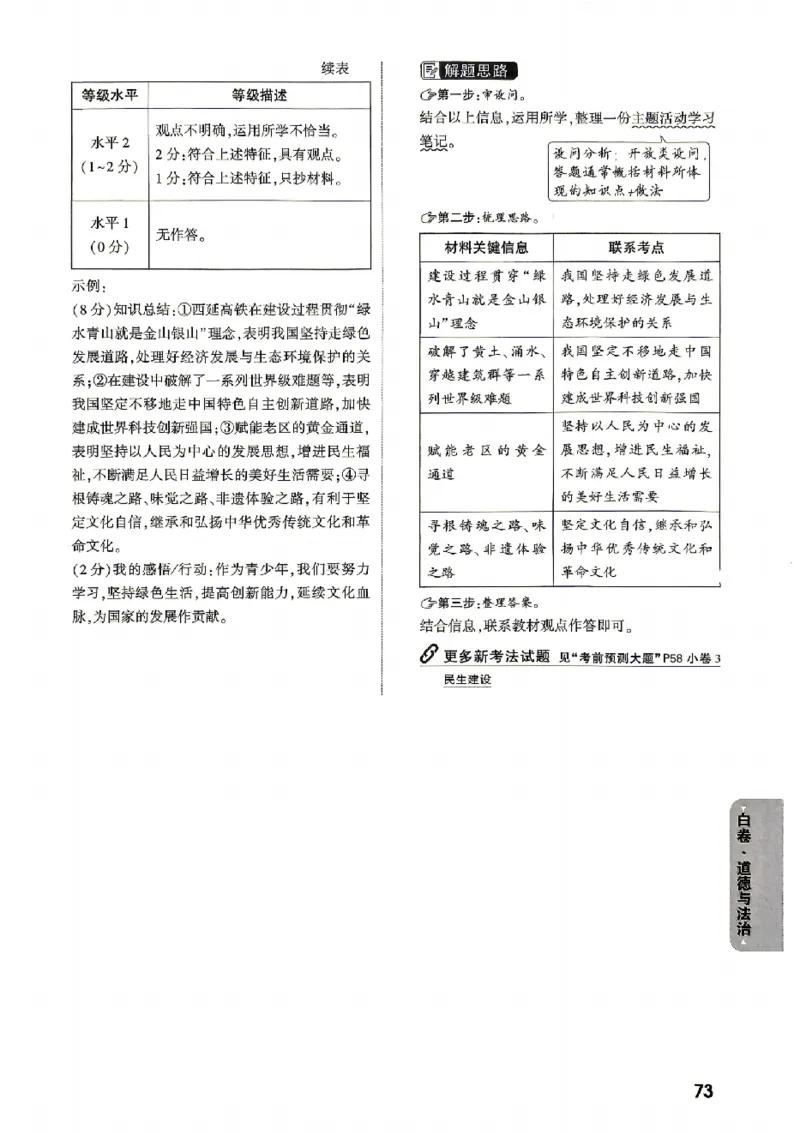 2026《万唯中考&bull;北京黑白卷》道法白卷答案_2026中考押题卷合集_2026《万唯中考黑白卷》地方版(1)_2026《万唯中考&bull;北京黑白卷》5科_2026《万唯中考&bull;北京黑白卷》道法