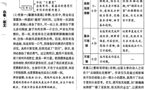 2026《万唯中考&bull;山西黑白卷》语文白卷答案_2026中考押题卷合集_2026《万唯中考黑白卷》地方版_2026《万唯中考&bull;山西黑白卷》7科_2026《万唯中考&bull;山西黑白卷》语文