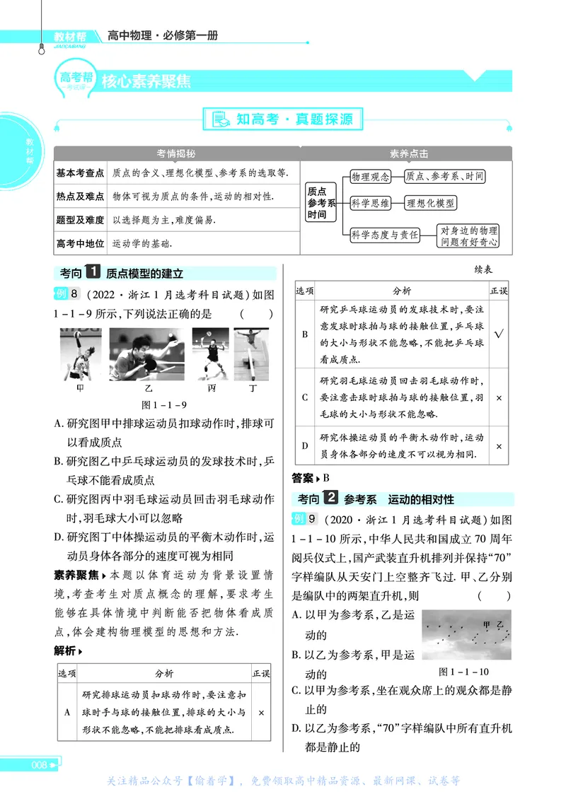 教材帮高中物理必修第一册（配YJ版）_高中三年全科资料_高中_高中电子教材_高中《教材帮》2025版高中《教材帮》（全科高清）_教材帮高中物理