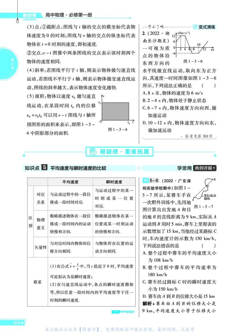 教材帮高中物理必修第一册（配YJ版）_高中三年全科资料_高中_高中电子教材_高中《教材帮》2025版高中《教材帮》（全科高清）_教材帮高中物理