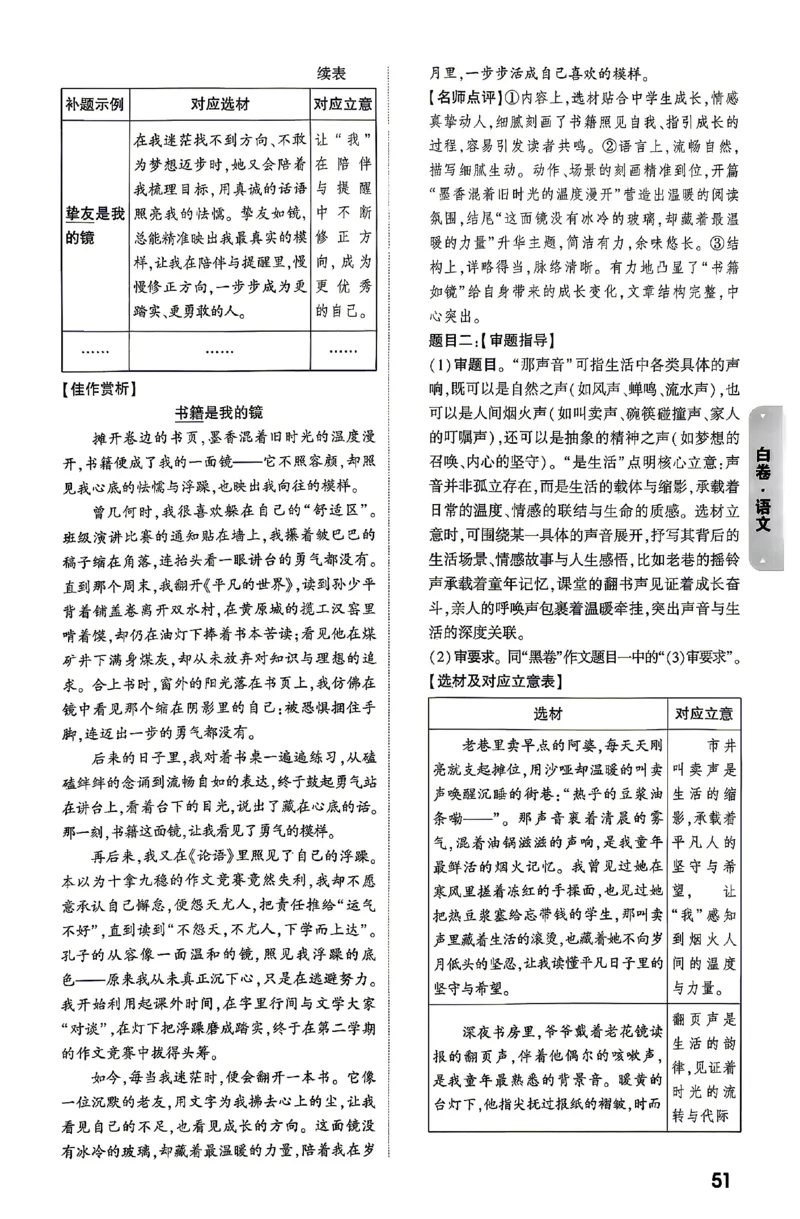 2026《万唯中考&bull;云南黑白卷》答题技巧与答案_2026中考押题卷合集_2026《万唯中考黑白卷》地方版(1)_2026《万唯中考&bull;云南黑白卷》7科
