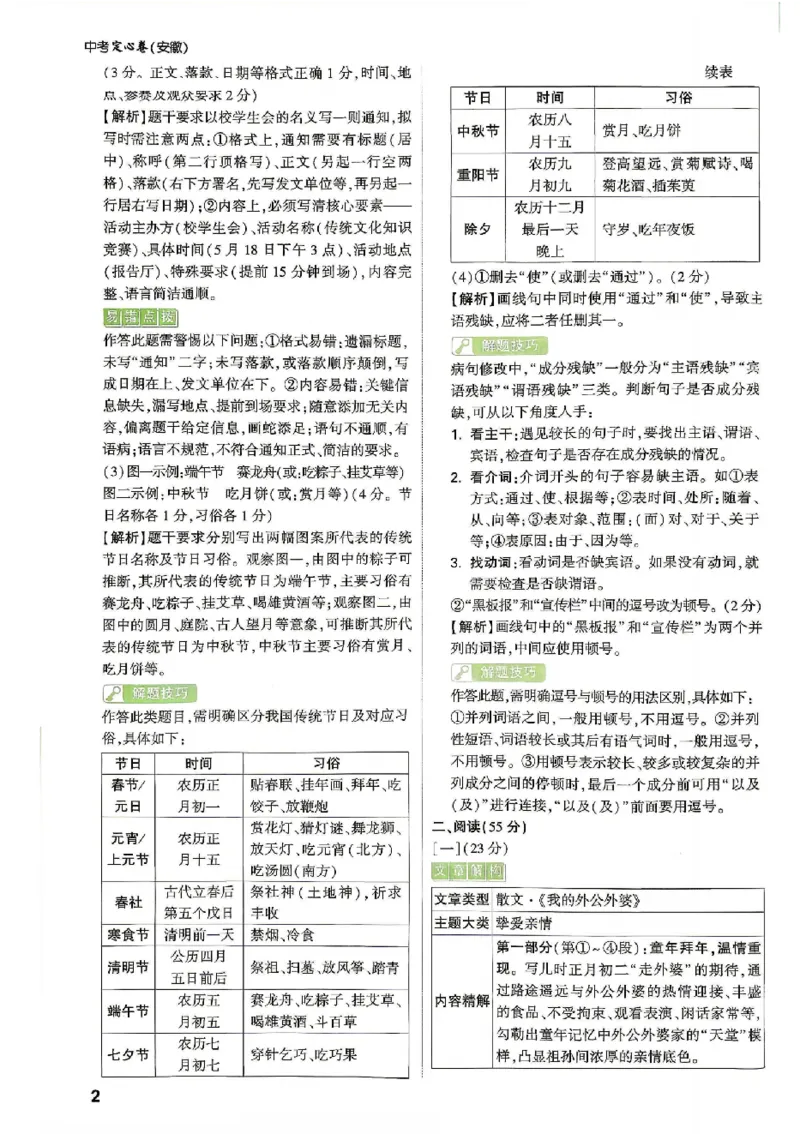 2026《万唯中考&bull;安徽定心卷》语文_2026中考押题卷合集_2026《万唯中考定心卷》各地方版_2026《万唯中考&bull;安徽定心卷》7科