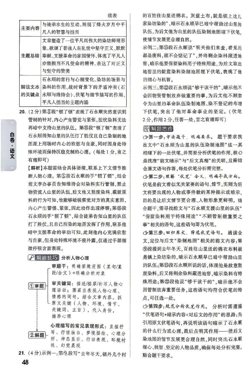 2026《万唯中考&bull;云南黑白卷》语文黑白卷答案_2026中考押题卷合集_2026《万唯中考黑白卷》地方版(1)_2026《万唯中考&bull;云南黑白卷》7科_2026《万唯中考&bull;云南黑白卷》语文黑白卷