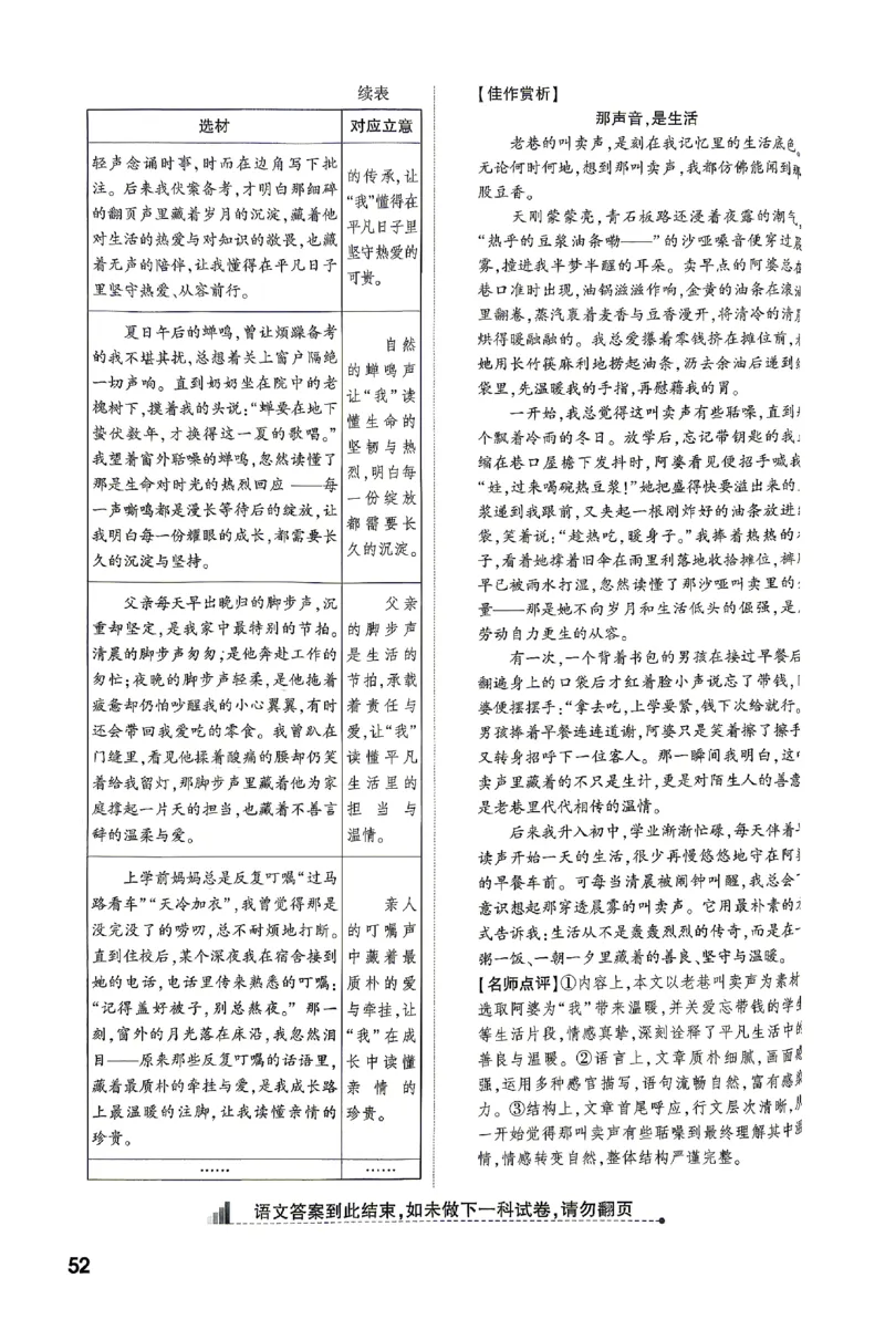 2026《万唯中考&bull;云南黑白卷》语文黑白卷答案_2026中考押题卷合集_2026《万唯中考黑白卷》地方版(1)_2026《万唯中考&bull;云南黑白卷》7科_2026《万唯中考&bull;云南黑白卷》语文黑白卷