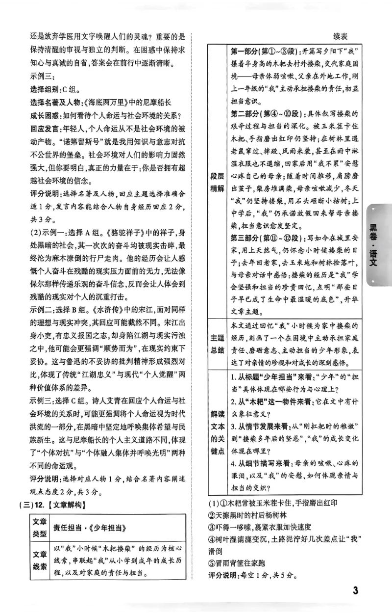 2026《万唯中考&bull;山西黑白卷》语文黑卷答案_2026中考押题卷合集_2026《万唯中考黑白卷》地方版(1)_2026《万唯中考&bull;山西黑白卷》7科_2026《万唯中考&bull;山西黑白卷》语文