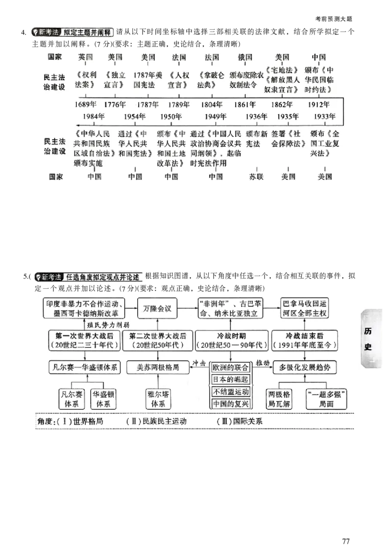 2026《万唯中考&bull;山西黑白卷》考前预测大题_2026中考押题卷合集_2026《万唯中考黑白卷》地方版_2026《万唯中考&bull;山西黑白卷》7科