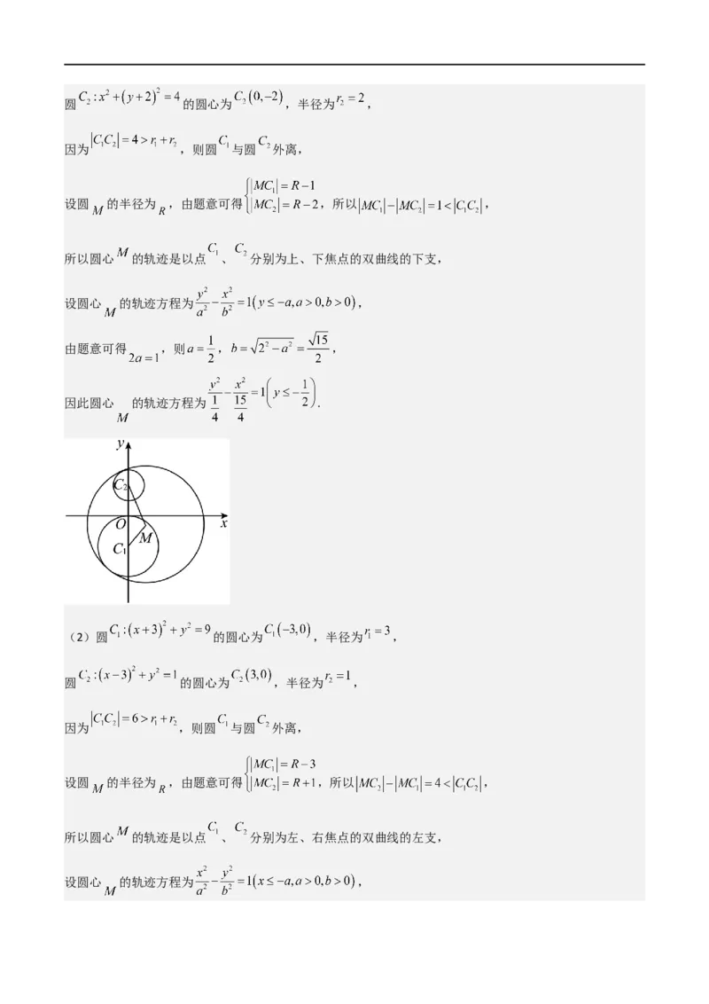 新课预习-3.2双曲线（教师版）-新高二暑假衔接_高中三年全科资料_高中_高中1_2025秋新高二《暑假衔接讲义》（语数外理化）电子版_2025新高二数学暑假衔接讲义（人教A版）
