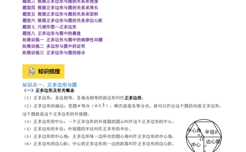 专题06正多边形与圆重难点题型专训（1个知识点+8大题型+3大拓展训练+自我检测）（教师版）_人教版数学九年级上册_版本二_九年级数学上册（人教版）_重难点专题提升-V7_2026版