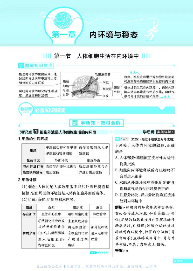 教材帮高中生物学选择性必修1（配ZK版）浙科版_高中三年全科资料_高中_高中电子教材_高中《教材帮》2025版高中《教材帮》（全科高清）_教材帮高中生物