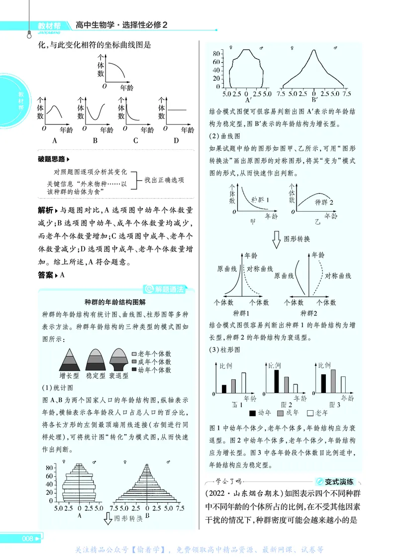教材帮高中生物学选择性必修2（配RJ版）_高中三年全科资料_高中_高中电子教材_高中《教材帮》2025版高中《教材帮》（全科高清）_教材帮高中生物