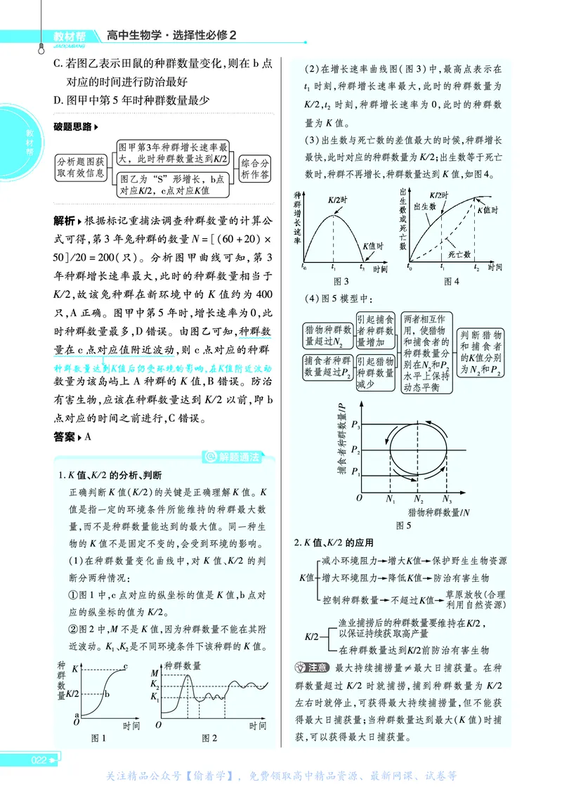 教材帮高中生物学选择性必修2（配RJ版）_高中三年全科资料_高中_高中电子教材_高中《教材帮》2025版高中《教材帮》（全科高清）_教材帮高中生物