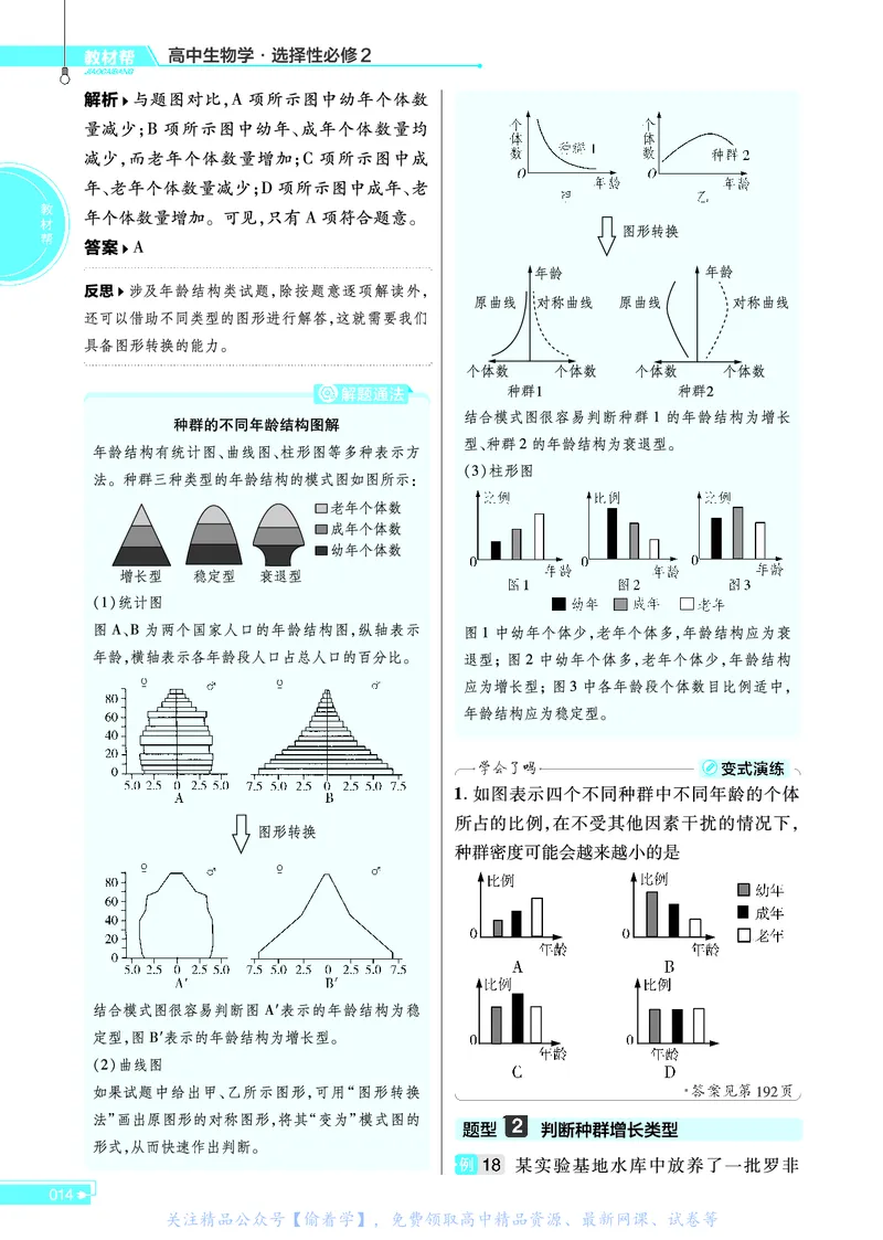 教材帮高中生物学选择性必修2（配SJ版）_高中三年全科资料_高中_高中电子教材_高中《教材帮》2025版高中《教材帮》（全科高清）_教材帮高中生物