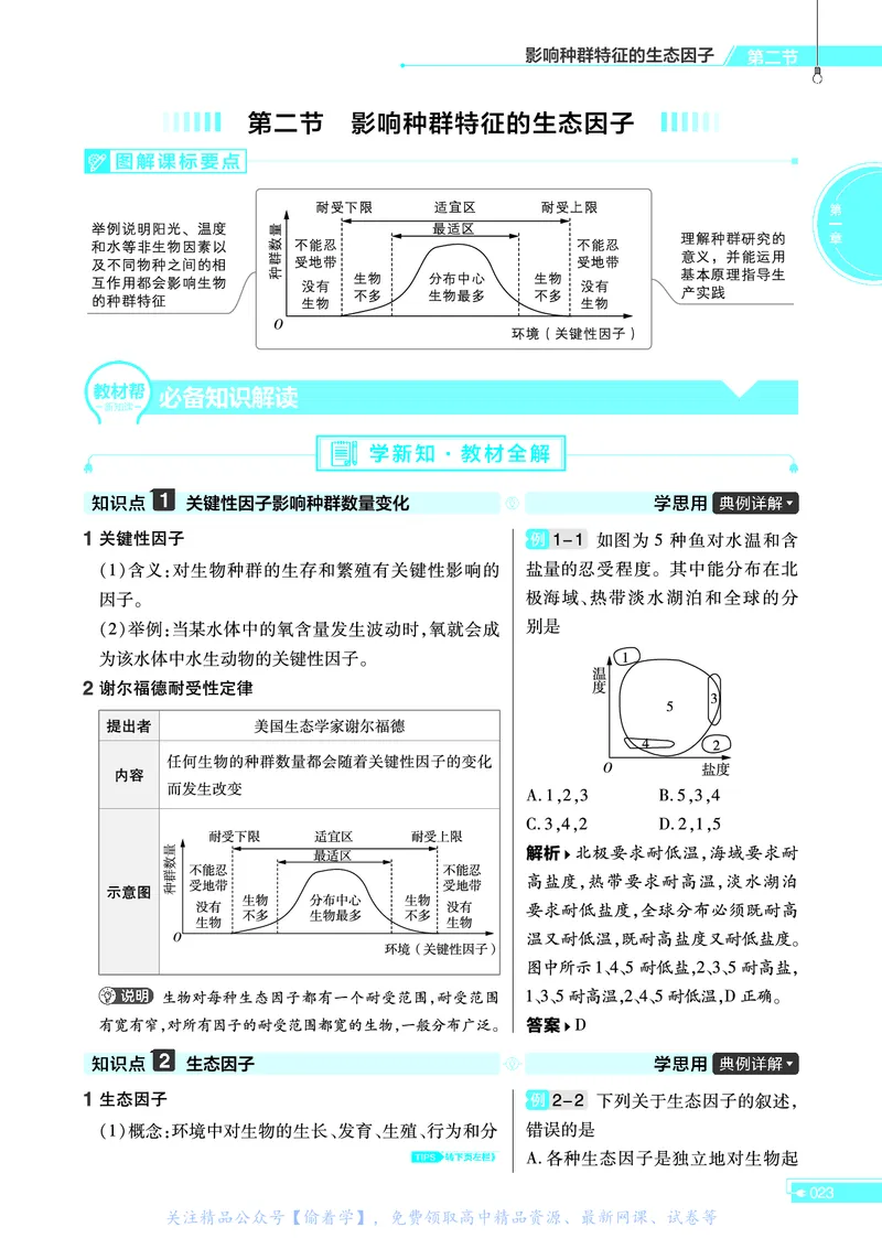 教材帮高中生物学选择性必修2（配SJ版）_高中三年全科资料_高中_高中电子教材_高中《教材帮》2025版高中《教材帮》（全科高清）_教材帮高中生物