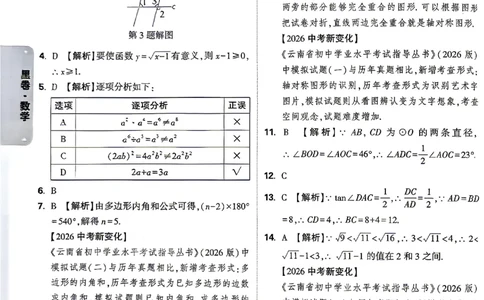 2026《万唯中考&bull;云南黑白卷》数学黑白卷答案_2026中考押题卷合集_2026《万唯中考黑白卷》地方版(1)_2026《万唯中考&bull;云南黑白卷》7科_2026《万唯中考&bull;云南黑白卷》数学黑白卷