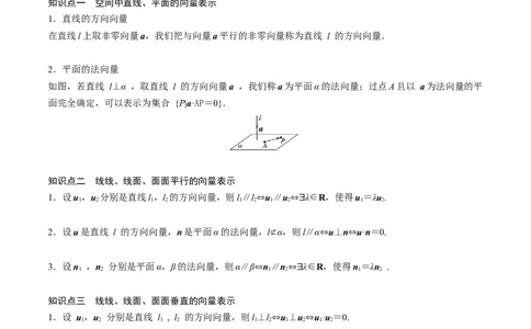 新课预习-1.4.1用空间向量研究直线、平面的位置关系（学生版）-新高二暑假衔接_高中三年全科资料_高中_高中1_2025秋新高二《暑假衔接讲义》（语数外理化）电子版