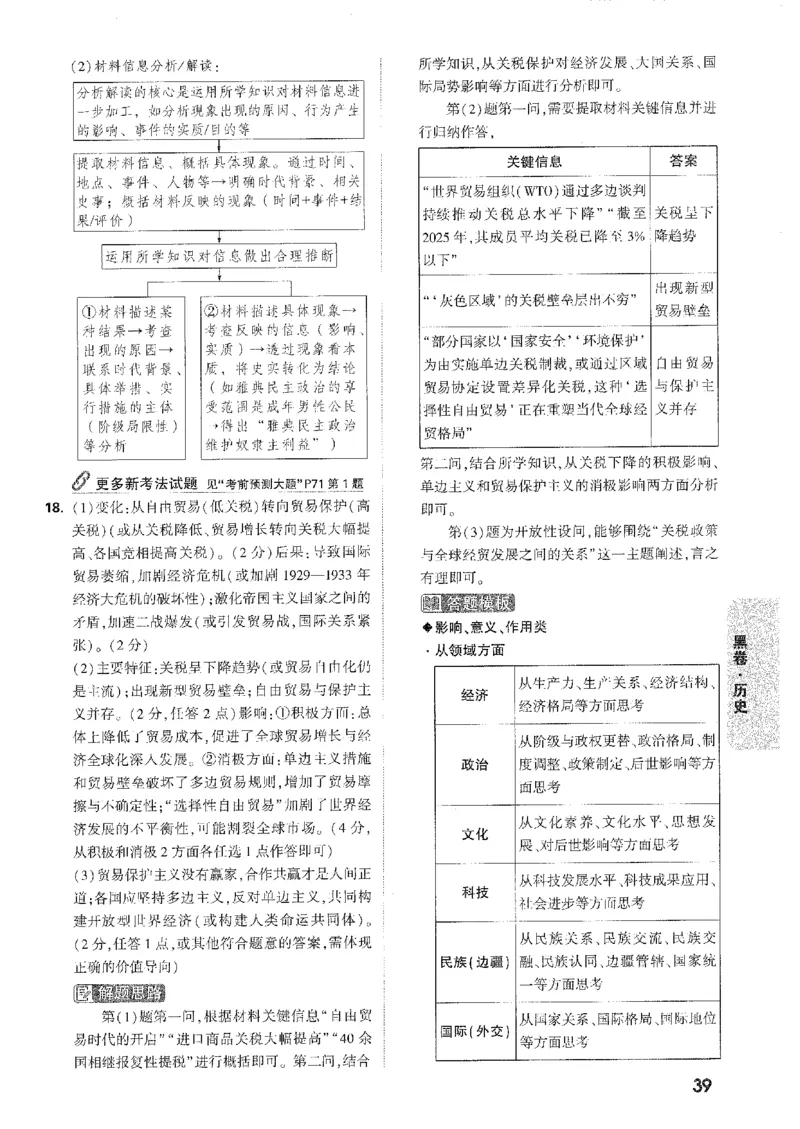 2026《万唯中考&bull;安徽黑白卷》历史黑卷答案_2026中考押题卷合集_2026中考《万唯中考黑白卷》地方版_2026《万唯中考&bull;安徽黑白卷》7科_2026《万唯中考&bull;安徽黑白卷》历史