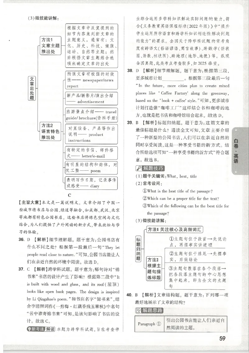 2026《万唯中考&bull;天津黑白卷》英语白卷答案_2026中考押题卷合集_2026《万唯中考黑白卷》地方版(1)_2026《万唯中考&bull;天津黑白卷》7科_2026《万唯中考&bull;天津黑白卷》英语