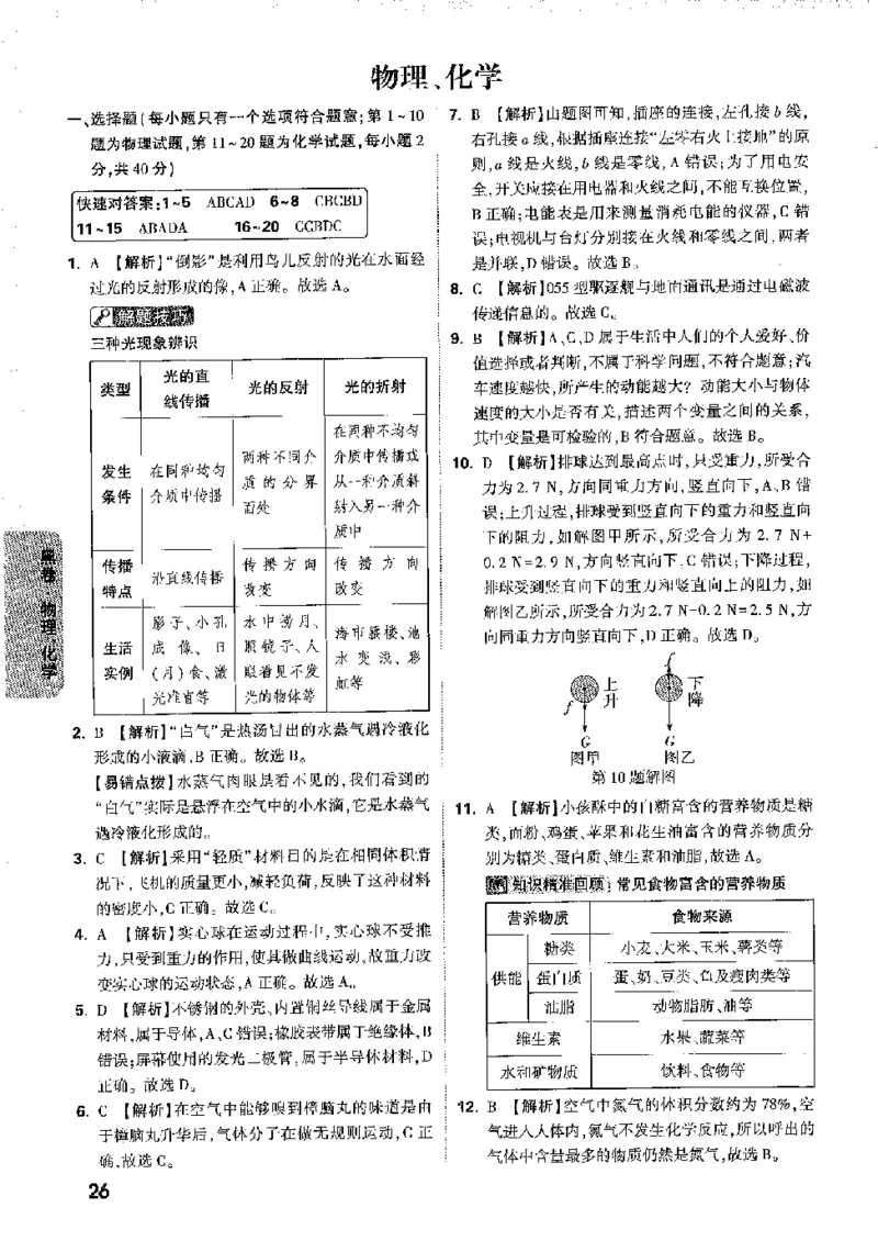 2026《万唯中考&bull;徐州黑白卷》黑白卷答案_2026中考押题卷合集_2026《万唯中考黑白卷》地方版(1)_2026《万唯中考&bull;徐州黑白卷》7科