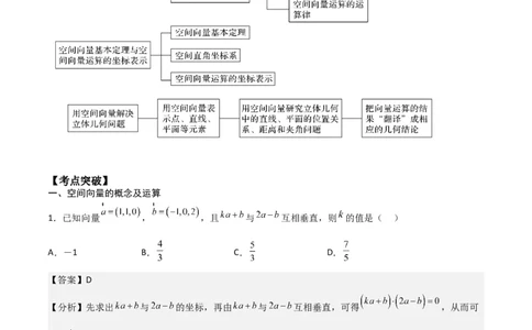 新课预习-专题强化3：空间向量与立体几何考点梳理（教师版）-新高二暑假衔接_高中三年全科资料_高中_高中1_2025秋新高二《暑假衔接讲义》（语数外理化）电子版