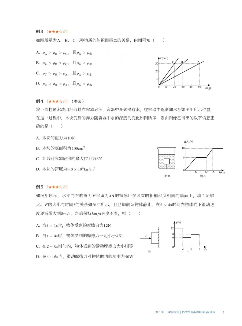 2025《中考考前密训&bull;物理》四大图像类问题分析与计算_2026中考押题卷合集_2026新中考中考全科资料_《中考密训班试卷&bull;物理》全国通用