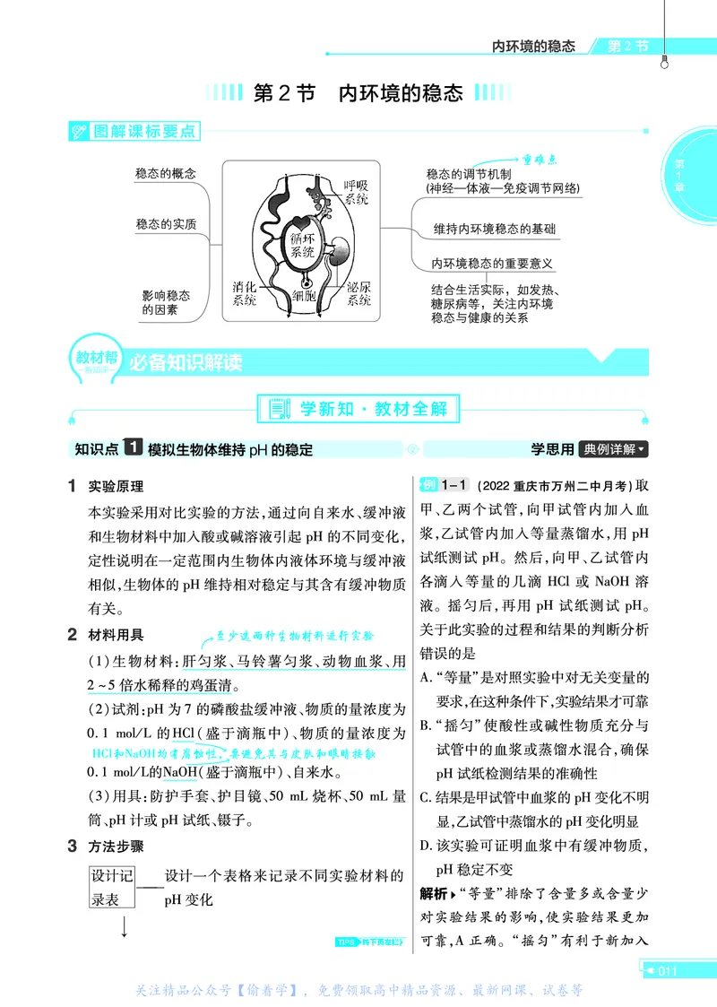 教材帮高中生物学选择性必修1（配RJ版）_高中三年全科资料_高中_高中电子教材_高中《教材帮》2025版高中《教材帮》（全科高清）_教材帮高中生物