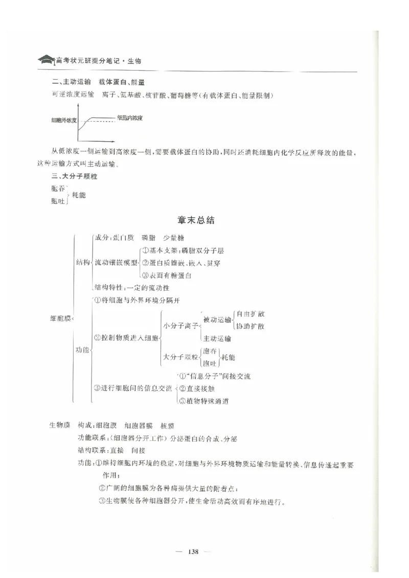生物高考状元班提分笔记_高中三年全科资料_高中_高中1_《高考状元班提分笔记》