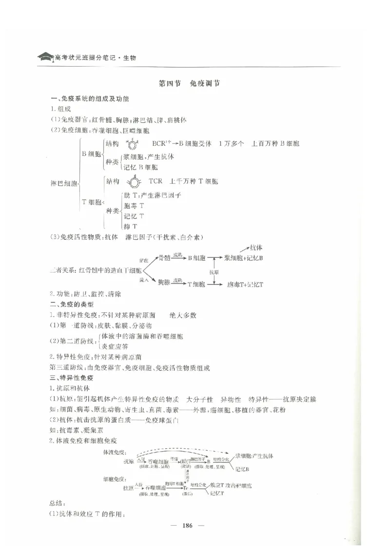生物高考状元班提分笔记_高中三年全科资料_高中_高中1_《高考状元班提分笔记》