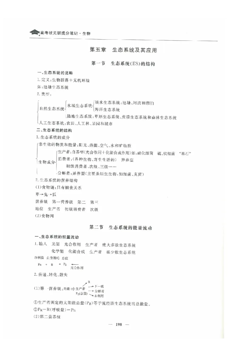 生物高考状元班提分笔记_高中三年全科资料_高中_高中1_《高考状元班提分笔记》