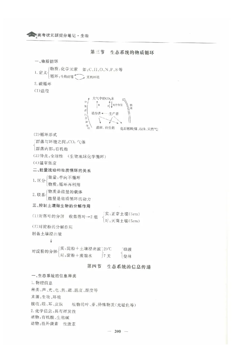 生物高考状元班提分笔记_高中三年全科资料_高中_高中1_《高考状元班提分笔记》