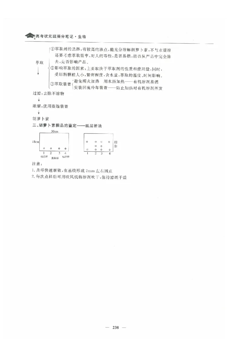 生物高考状元班提分笔记_高中三年全科资料_高中_高中1_《高考状元班提分笔记》