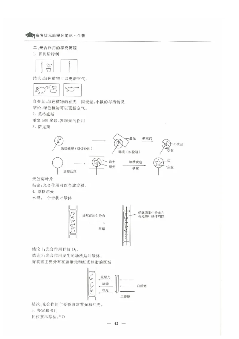 生物高考状元班提分笔记_高中三年全科资料_高中_高中1_《高考状元班提分笔记》