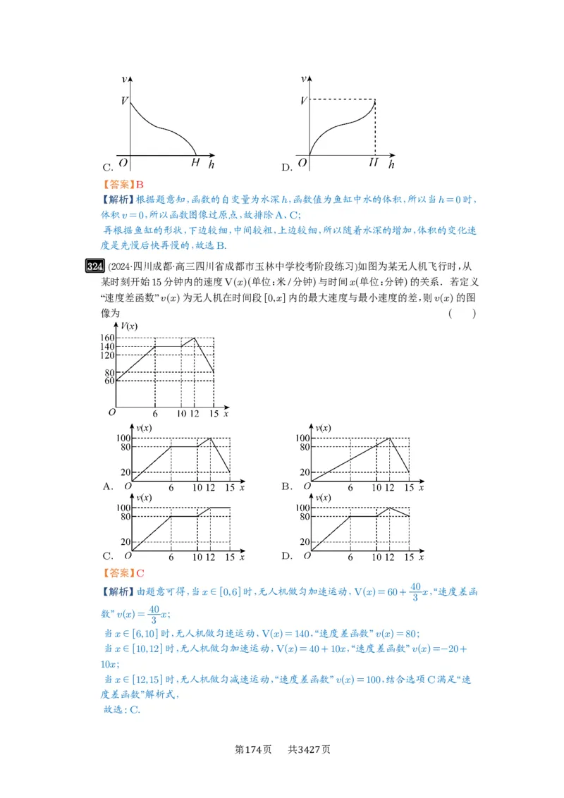 第11讲函数的图像_高中三年全科资料_高考数学《必刷5000题》2025版_2025高考数学必刷5000题（解析版分章节PDF）