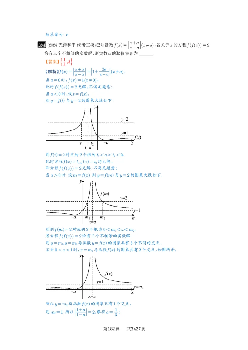 第11讲函数的图像_高中三年全科资料_高考数学《必刷5000题》2025版_2025高考数学必刷5000题（解析版分章节PDF）
