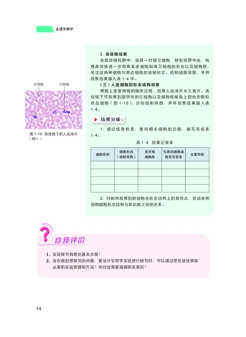 普通高中教科书生物学必修1分子与细胞_高中三年全科资料_高中_高中电子教材_高中生物学_沪科技版