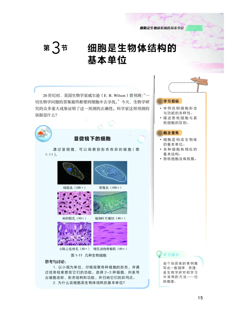 普通高中教科书生物学必修1分子与细胞_高中三年全科资料_高中_高中电子教材_高中生物学_沪科技版