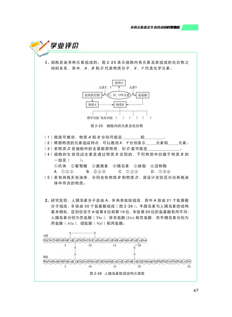普通高中教科书生物学必修1分子与细胞_高中三年全科资料_高中_高中电子教材_高中生物学_沪科技版