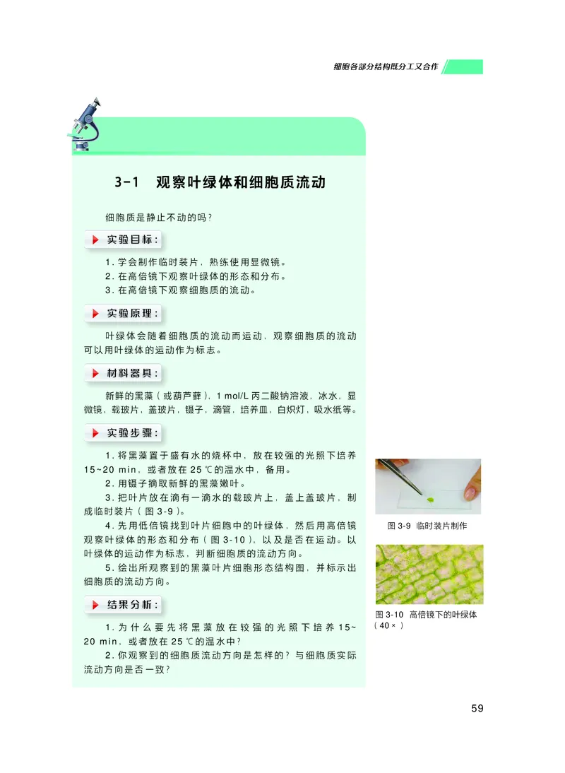 普通高中教科书生物学必修1分子与细胞_高中三年全科资料_高中_高中电子教材_高中生物学_沪科技版