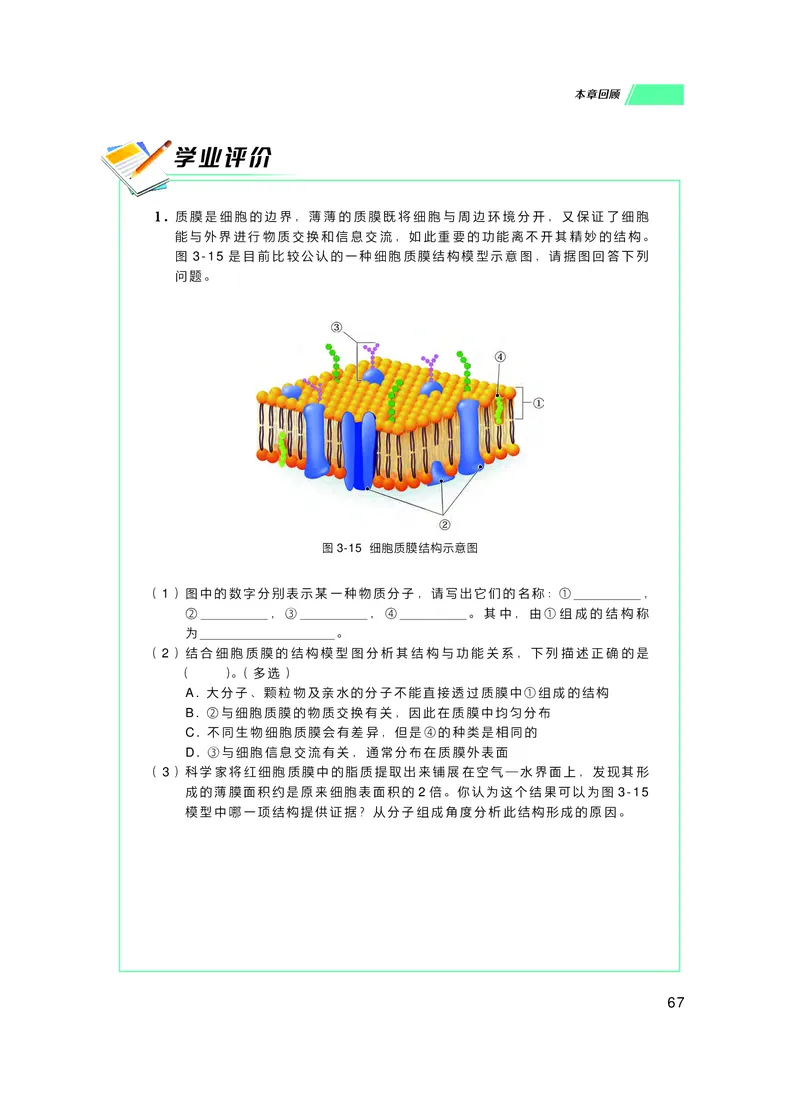 普通高中教科书生物学必修1分子与细胞_高中三年全科资料_高中_高中电子教材_高中生物学_沪科技版