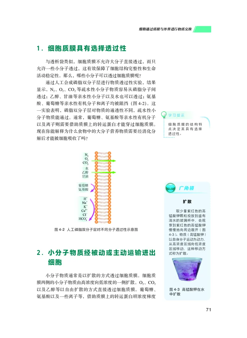 普通高中教科书生物学必修1分子与细胞_高中三年全科资料_高中_高中电子教材_高中生物学_沪科技版